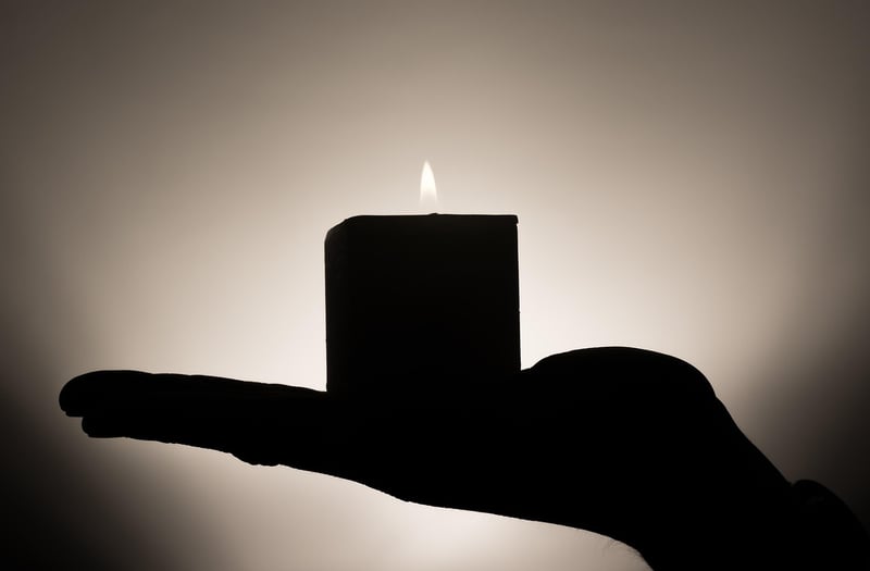 Floating Candles in Water Bowls